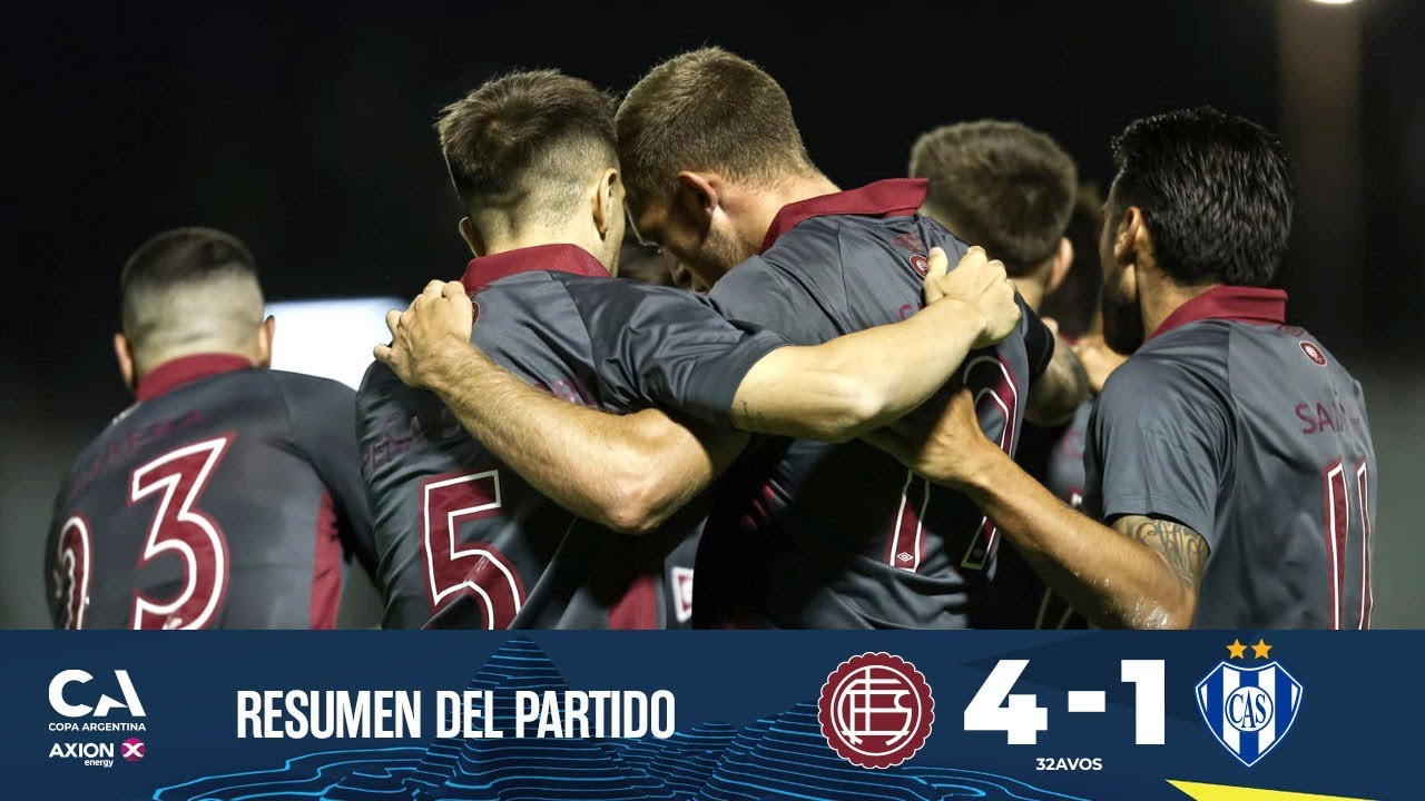 32avos: Lanús 4 - Sarmiento de La Banda 1