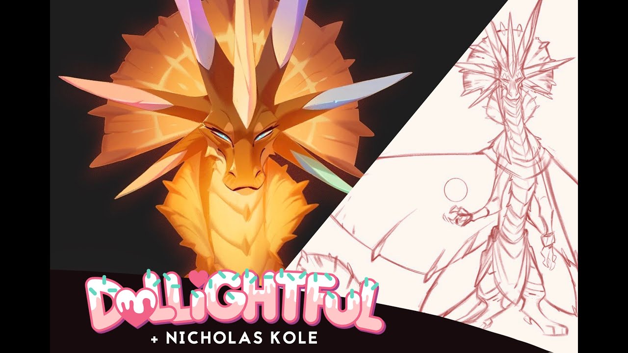 Dollightful Collaboration - Khepri, The Light Dragon