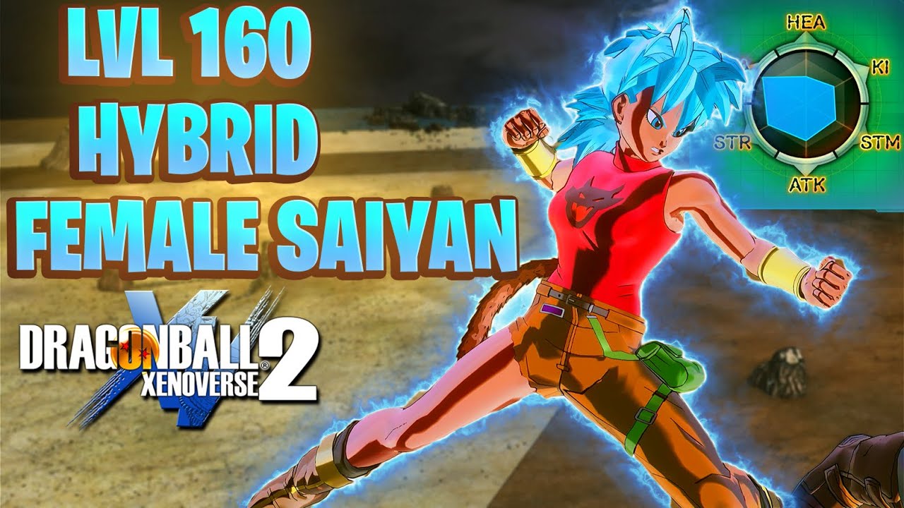 LVL 160 HARD HITTING TOP TIER FEMALE SAIYAN HYBRID | Dragonball Xenoverse 2