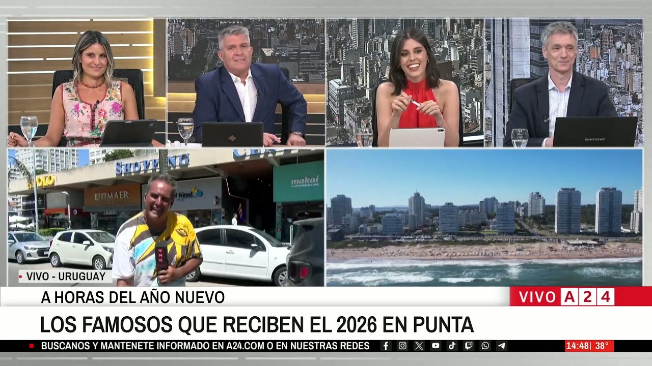 ⛱ VERANO EN PUNTA DEL ESTE: LOS FAMOSOS QUE RECIBEN EL AÑO NUEVO EN LAS PLAYAS DE URUGUAY