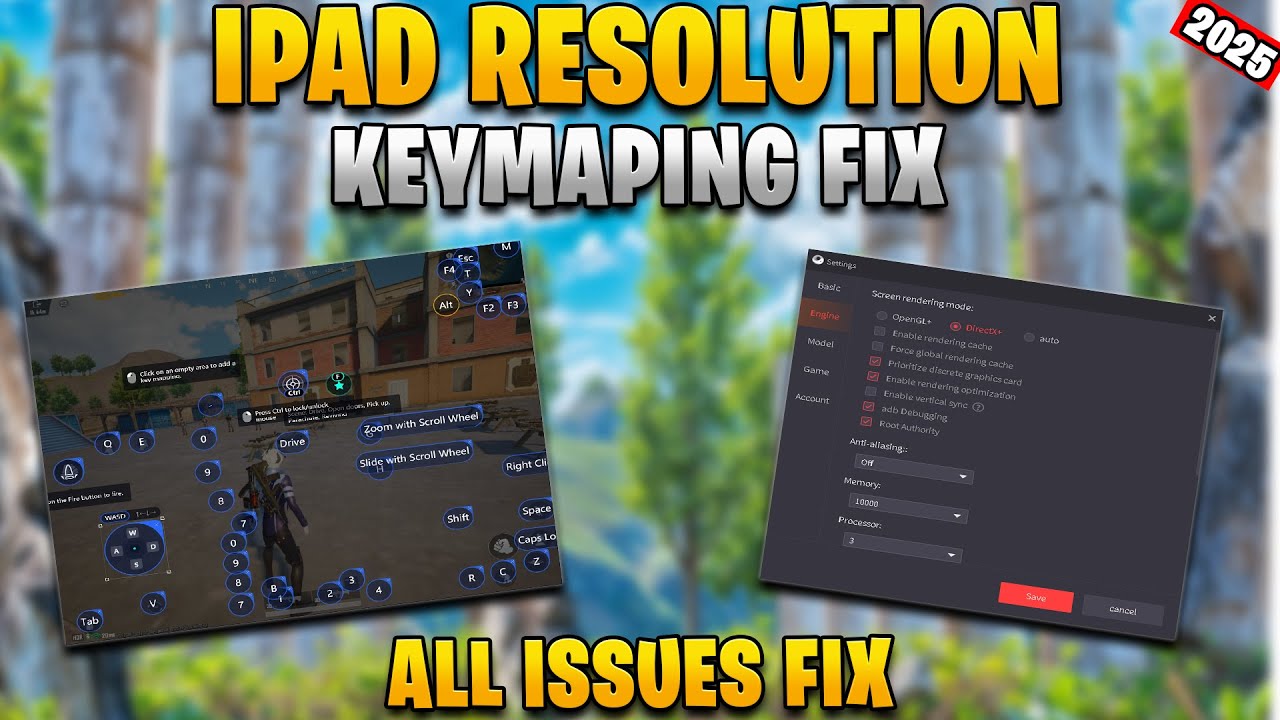 🚀 Исправление назначения клавиш для разрешения экрана iPad в PUBG MOBILE | Решаем все проблемы с ...