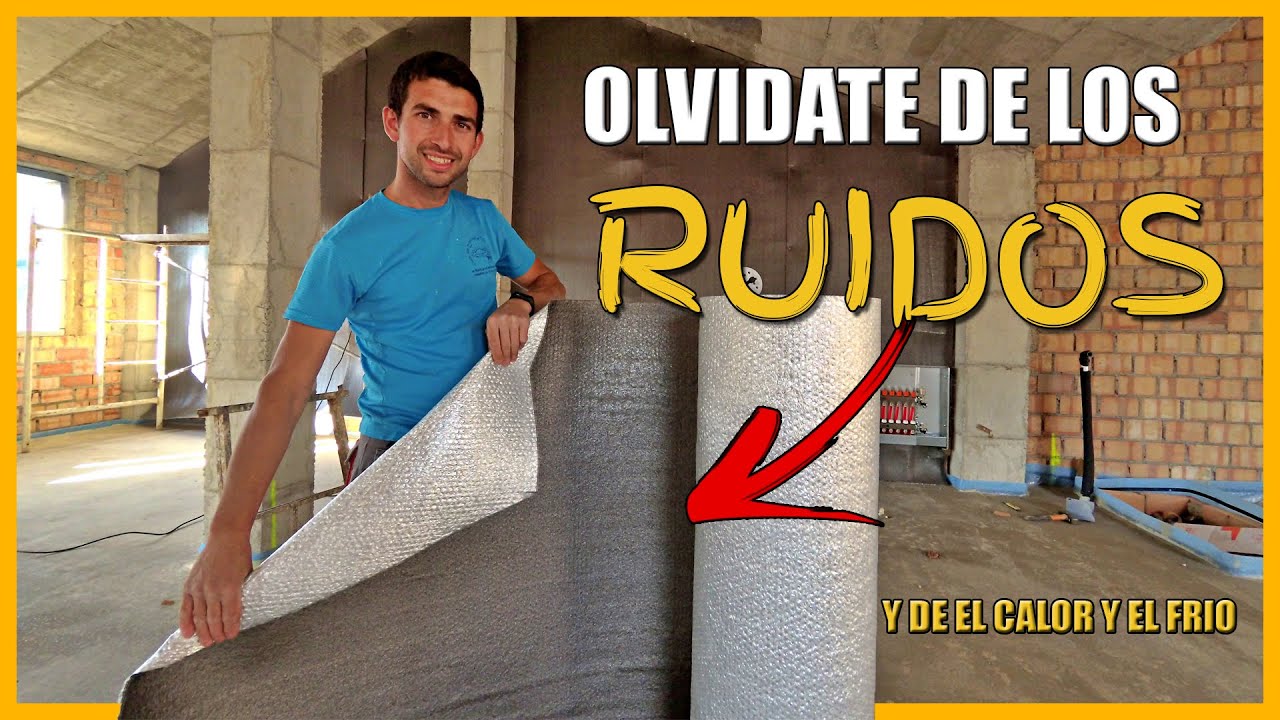 💥 C&oacute;mo AISLAR AC&Uacute;STICAMENTE y T&Eacute;RMICAMENTE una habitaci&oacute;n, pared, techo, casa AISLAMIENTO MULTICAPA