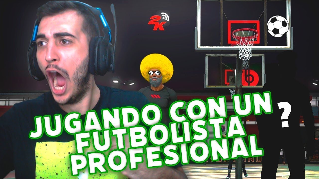 99 DE MEDIA! JUEGO CON UN FUTBOLISTA PROFESIONAL! NBA 2K20