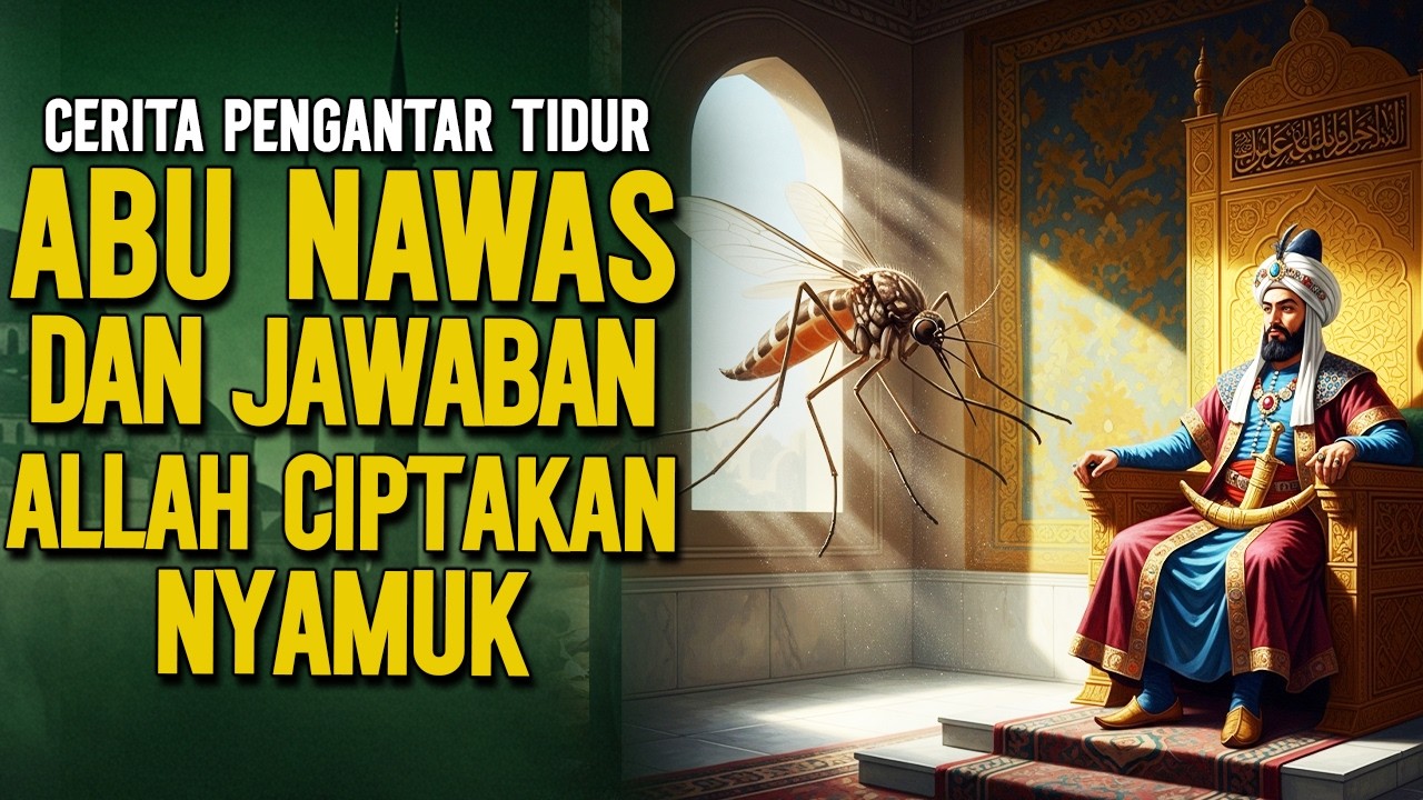 ABU NAWAS DAN NYAMUK YANG BERANI HISAP DARAH RAJA HARUN ALRASYID || CERITA LUCU PENGANTAR TIDUR
