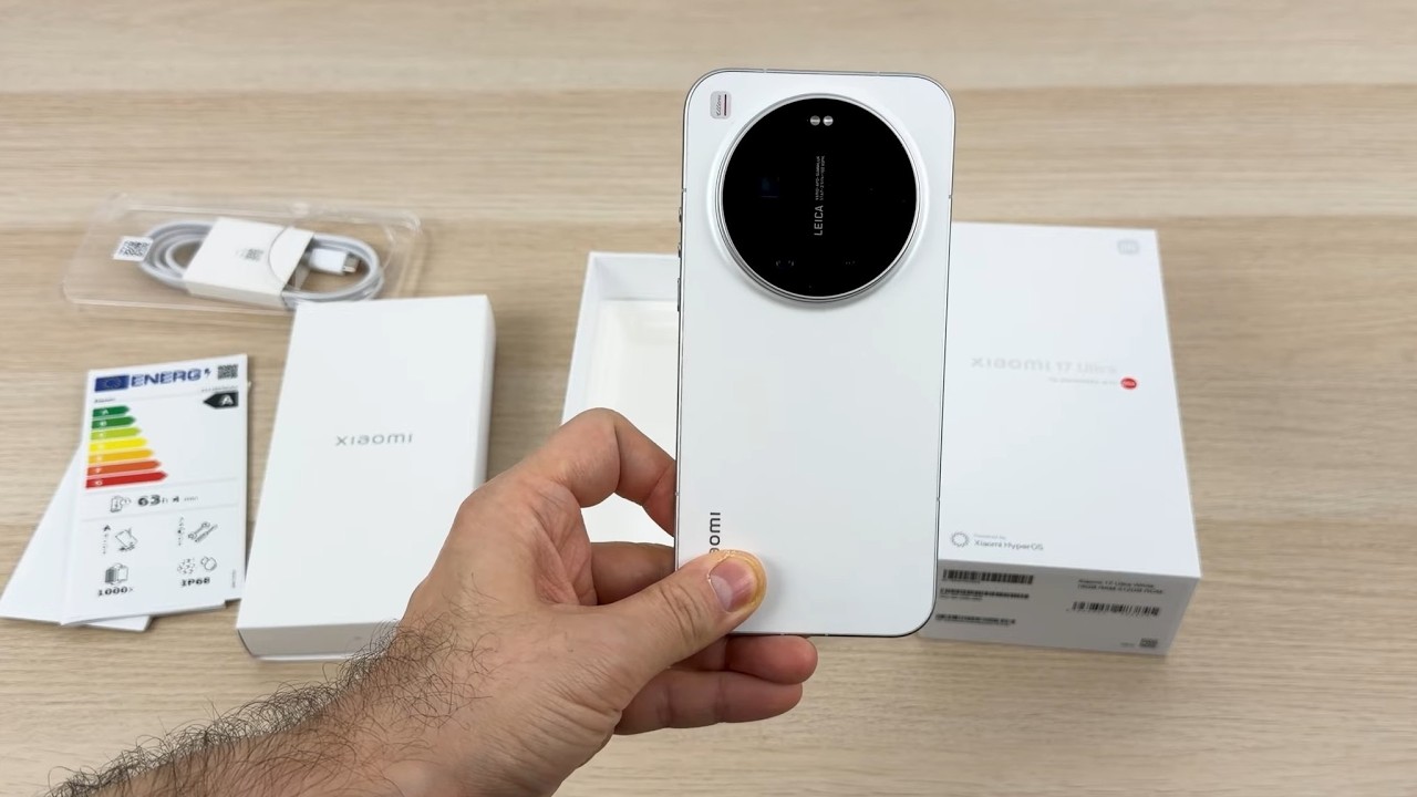 Xiaomi 17 Ultra unboxing; Continuous optical zoom with Leica optics and 1-inch LOFIC sensor