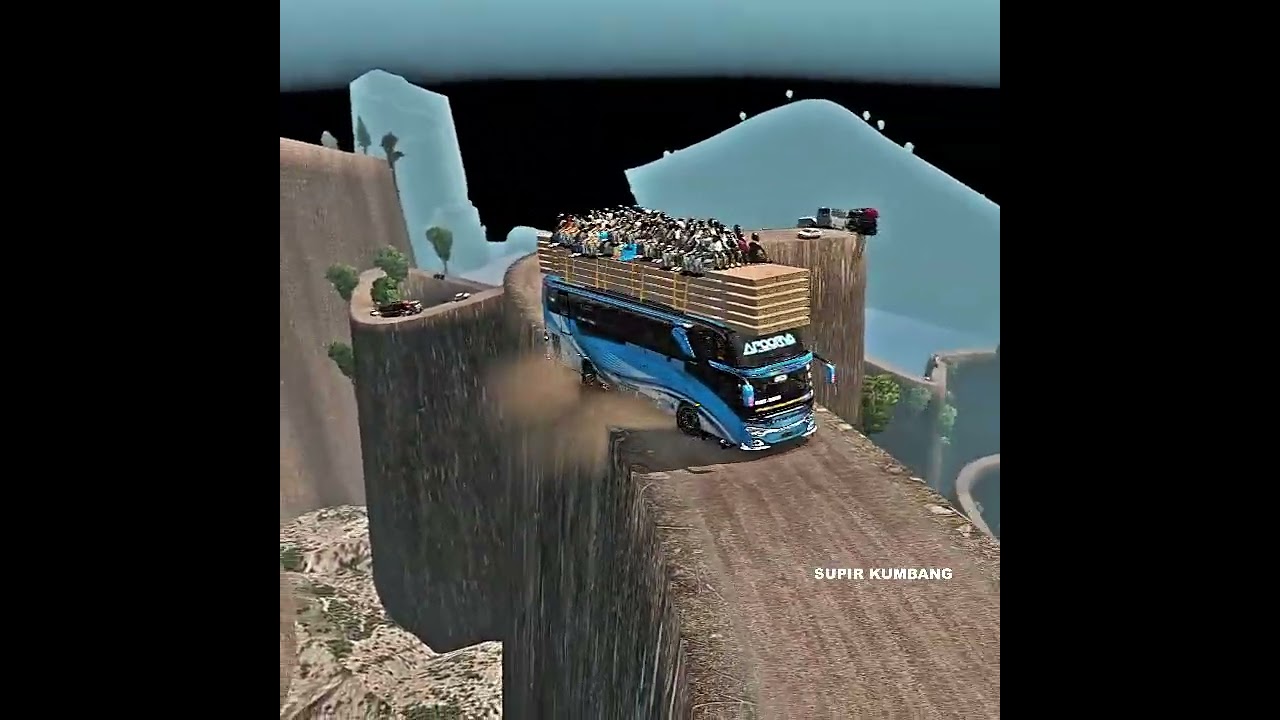Insane Bus Ride Over Himalayan Roads!  - Euro Truck Simulator 2