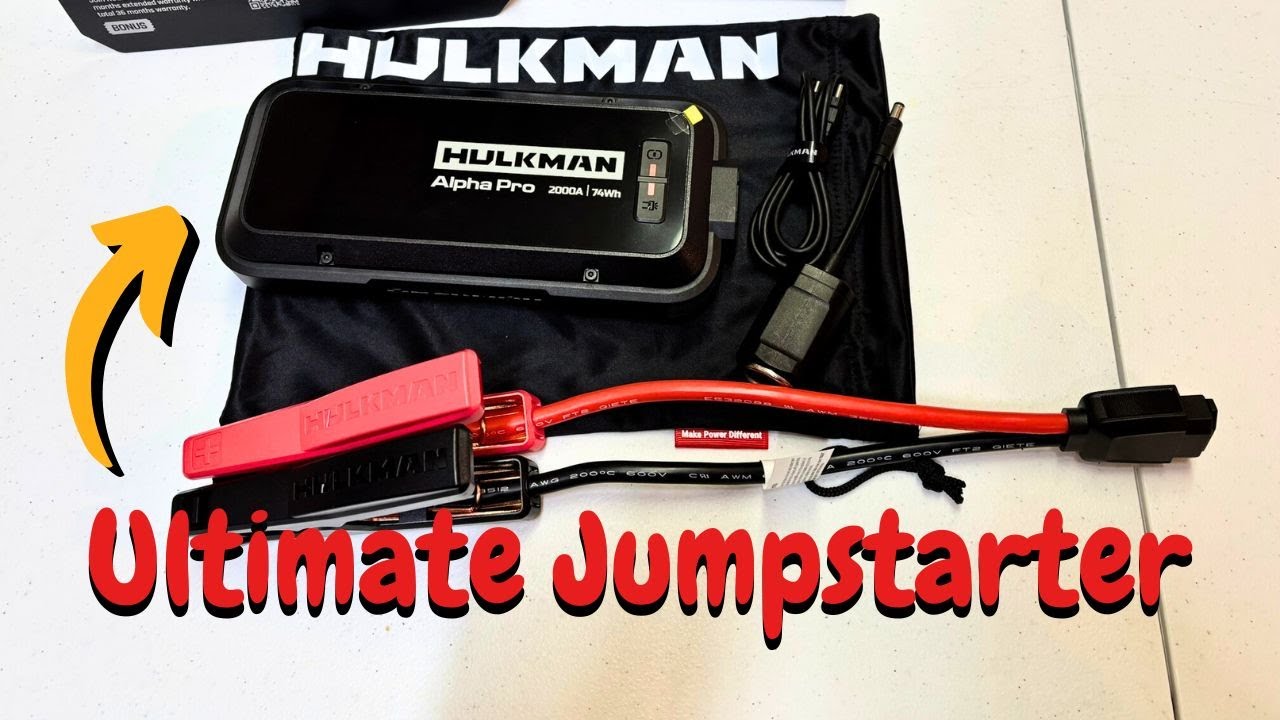 Распаковка и обзор пускового устройства HULKMAN Alpha Pro 2000A