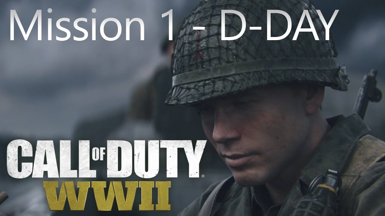 Call of Duty: WW2 - Миссия 1 &laquo;День Д&raquo; - Прохождение кампании COD WW2 [Full HD]