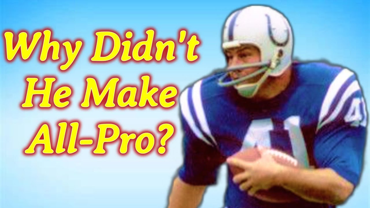 Why Didn't This Running Back Make All Pro In 1969?