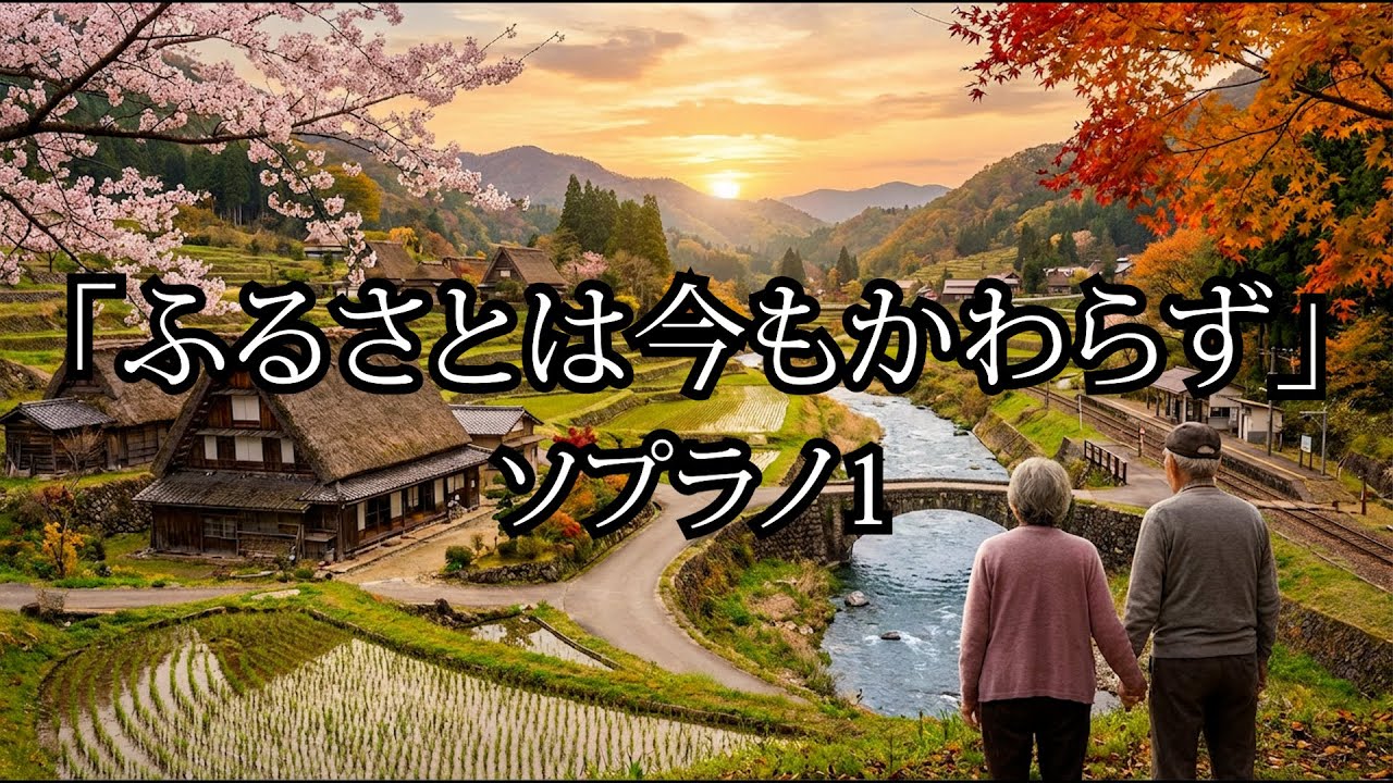 ふるさとは今もかわらず　ソプラノ１