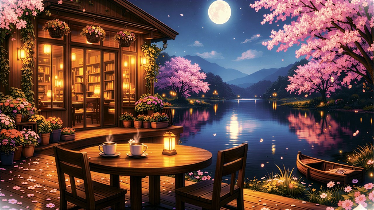 Cozy 🌙 Midnight Chill Vibes 🌌🍀 for Study  Relax  Work 📚 with Lofi Coffee ☕ ~ Lo fi Beats 🎧