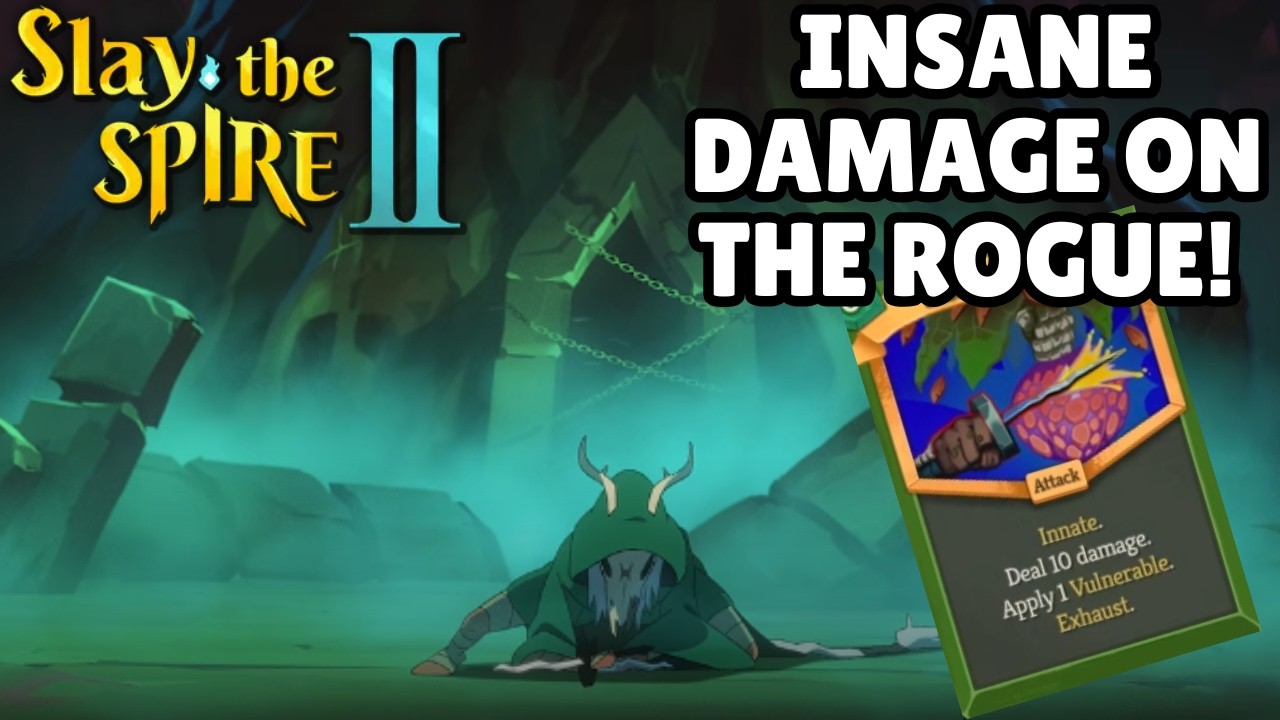 INSANE Damage on the first run using the ROGUE! The GOAT Of Deckbuilders is BACK! Slay the Spire 2!