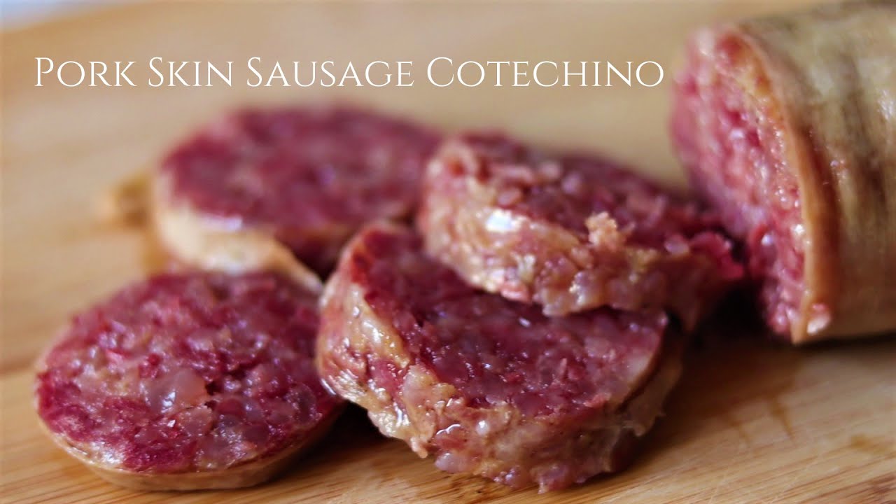 Pork Skin Sausage Cotechino ,it doesn't take you more than 10 minutes to prepare!
