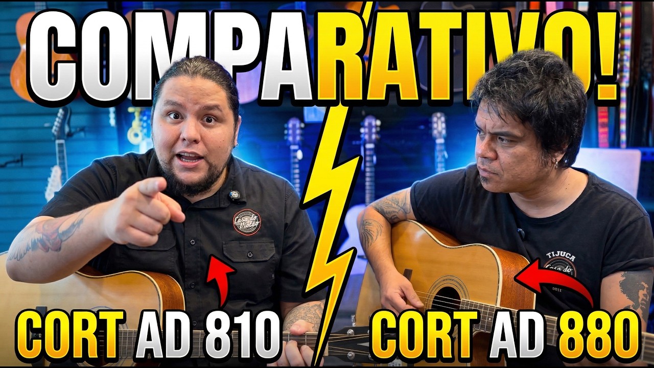 Cort AD810 vs AD880: Qual a real diferença entre eles?