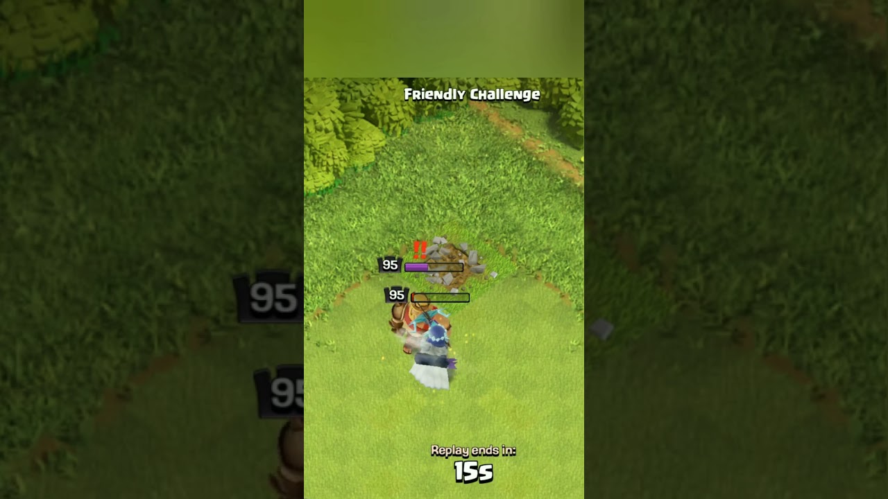 Barbarian King Vs Archer Queen || Clash of Clans || #shorts #clashofclans #coc