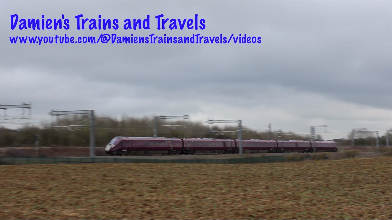 MML Class 222s & 810 Aurora No. 810006 & No. 810012 Passing Irchester 12th February 2026