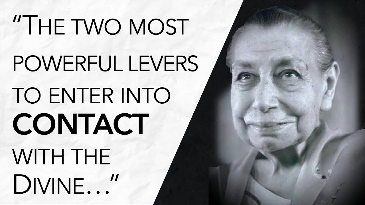 The Mother: The capacity for ENTHUSIASM and the faculty of GRATITUDE. French/English