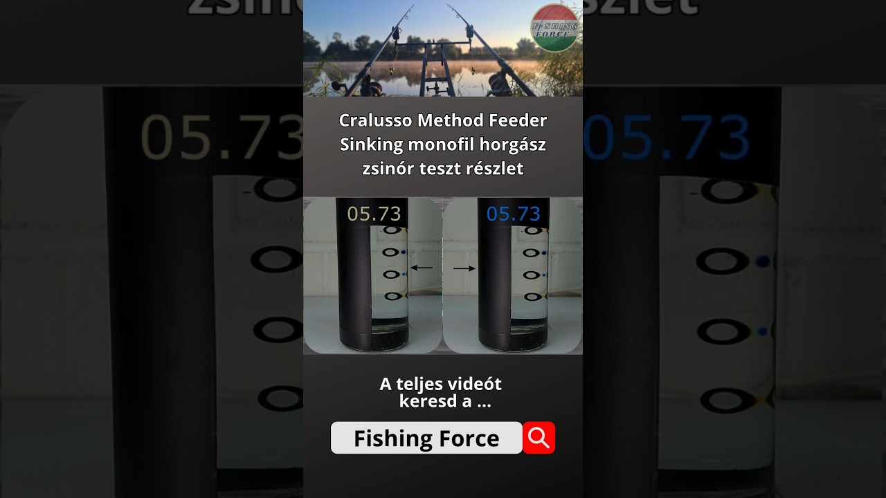 Cralusso Method Feeder Sinking monofil horgász zsinór teszt ajánló 