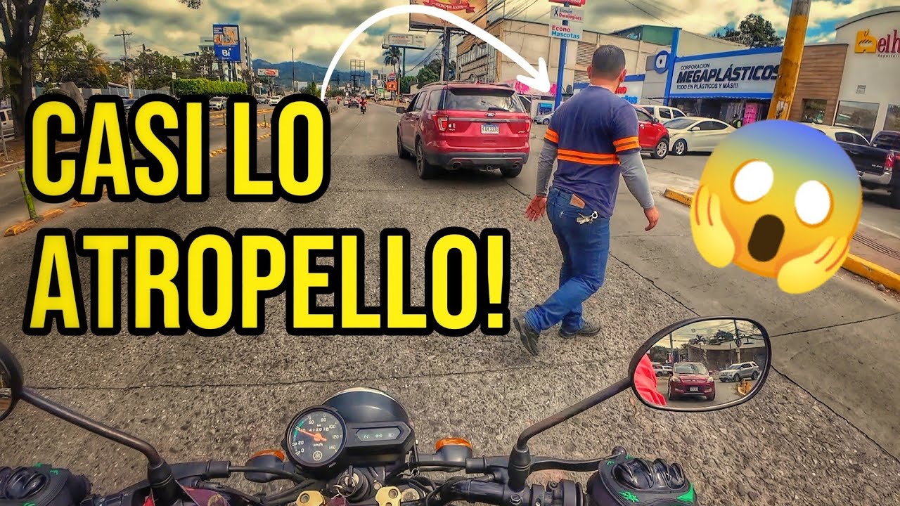 😱 Casi atropellamos a un peatón | 🔥12 horas de delivery bajo la lluvia en Tegucigalpa 🏍️🌧️