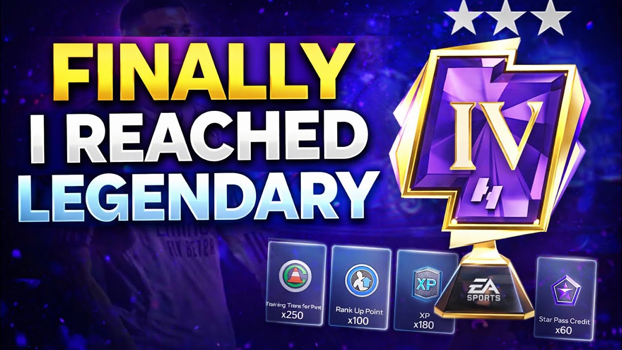 I REACHED LEGENDARY IN FC MOBILE #fcmobile 