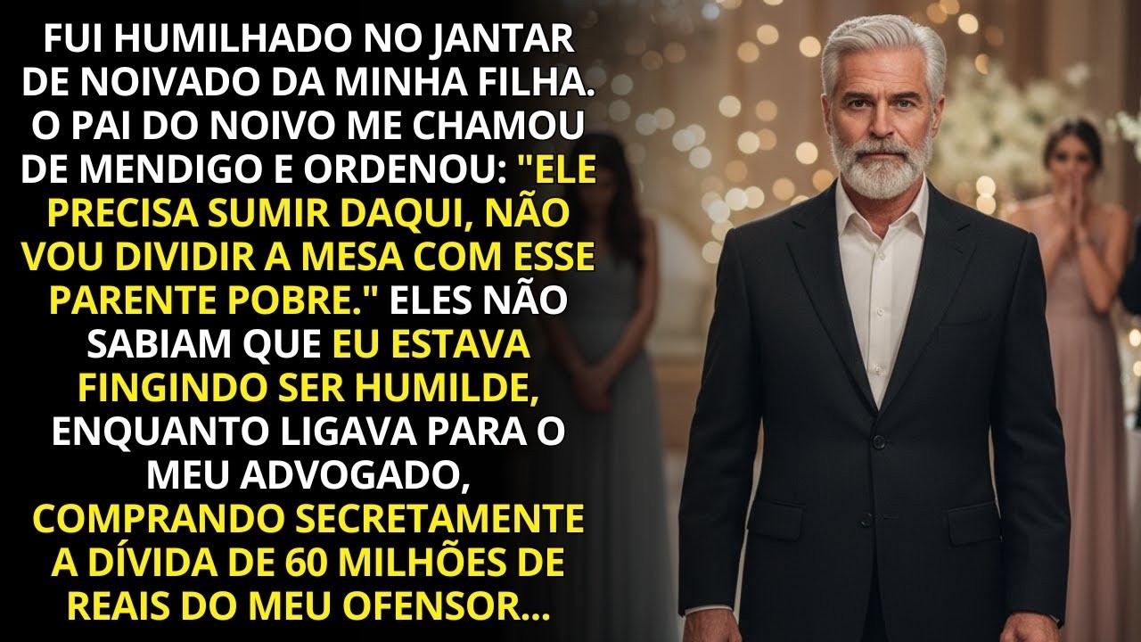 Fui chamado de mendigo pelo noivo da minha filha e a família dele — eles não sabiam quem eu era…