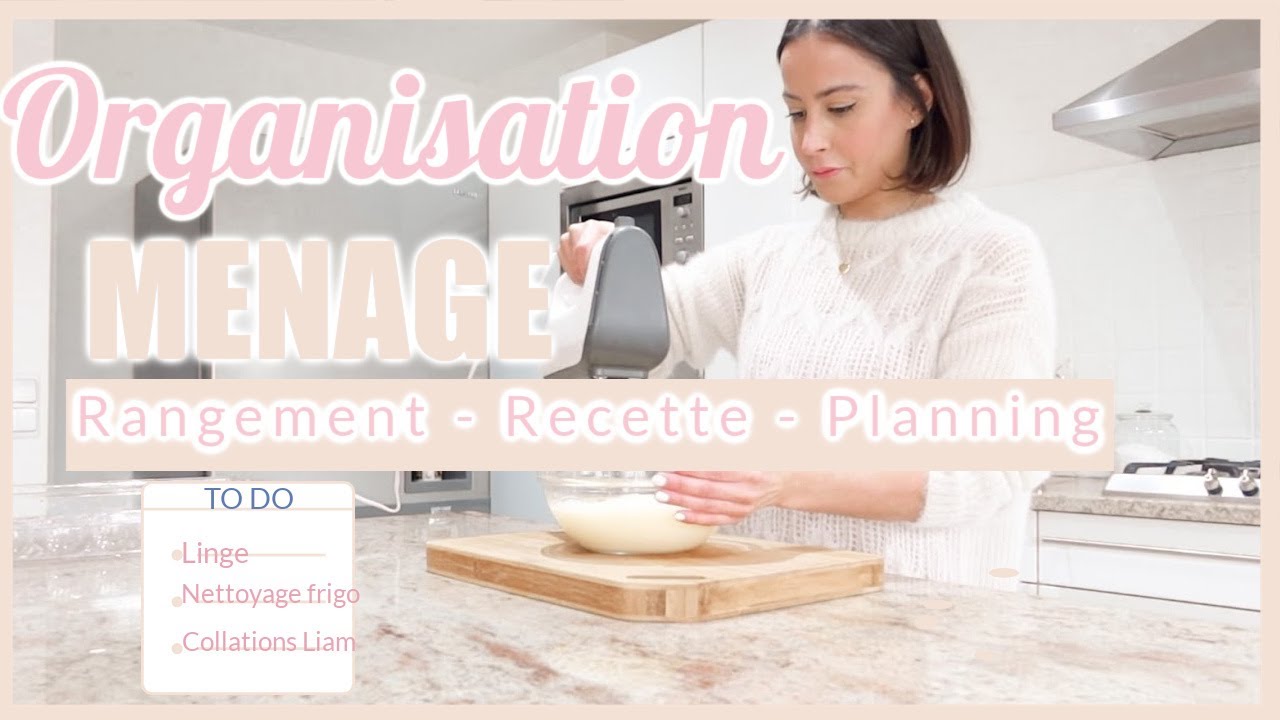 ORGANISATION MENAGE DU DIMANCHE , RECETTE  + PLANNING DE LA SEMAINE POUR ÊTRE PRODUCTIF |  ANIBELLIE