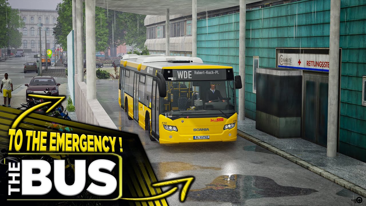 The Bus 2021 Gameplay 1.7 BETA - Emergency! To Hospital! | Thrustmaster T300RS