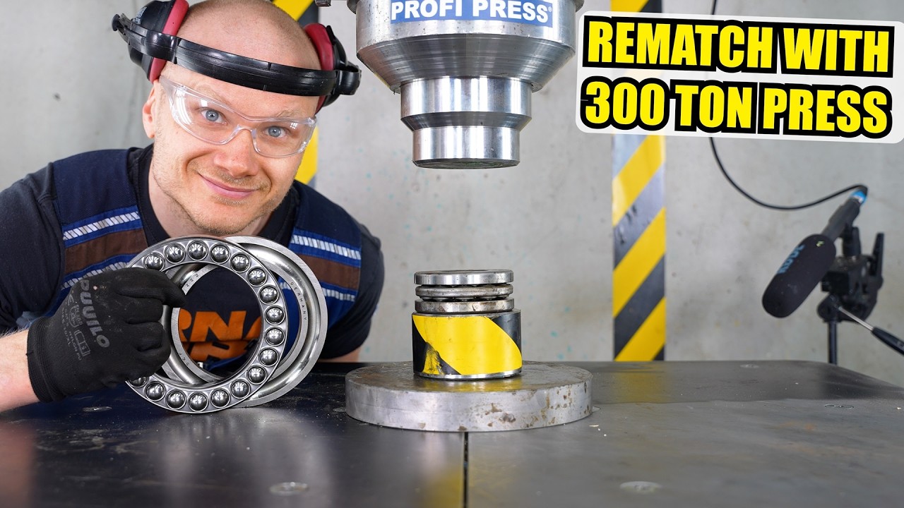Can We Crush Uncrushable Bearing With 300 Tons?