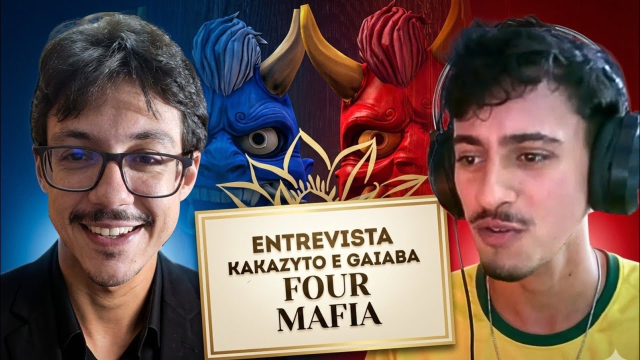 Gunther Kruzabell (Gaiaba Studio) e Filip (Kakazyto Uchoa) em entrevista sobre a Série Four Máfia