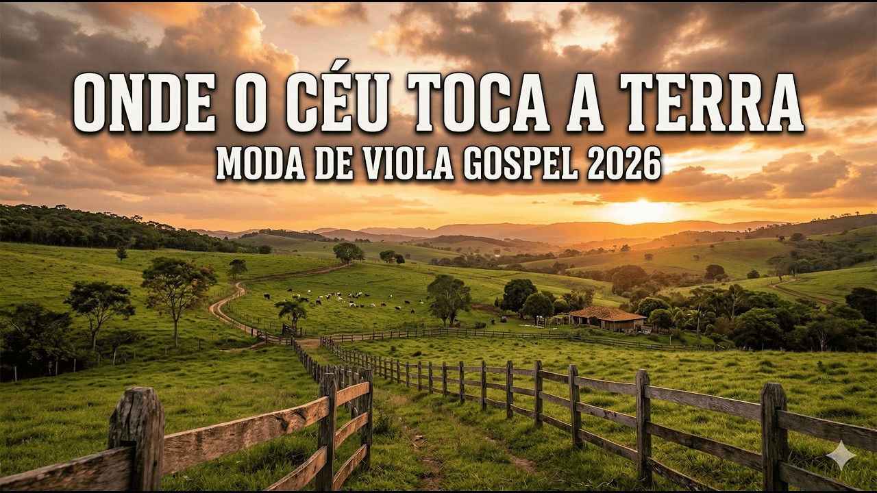 ONDE O CÉU TOCA A TERRA | Moda de Viola Gospel 2026