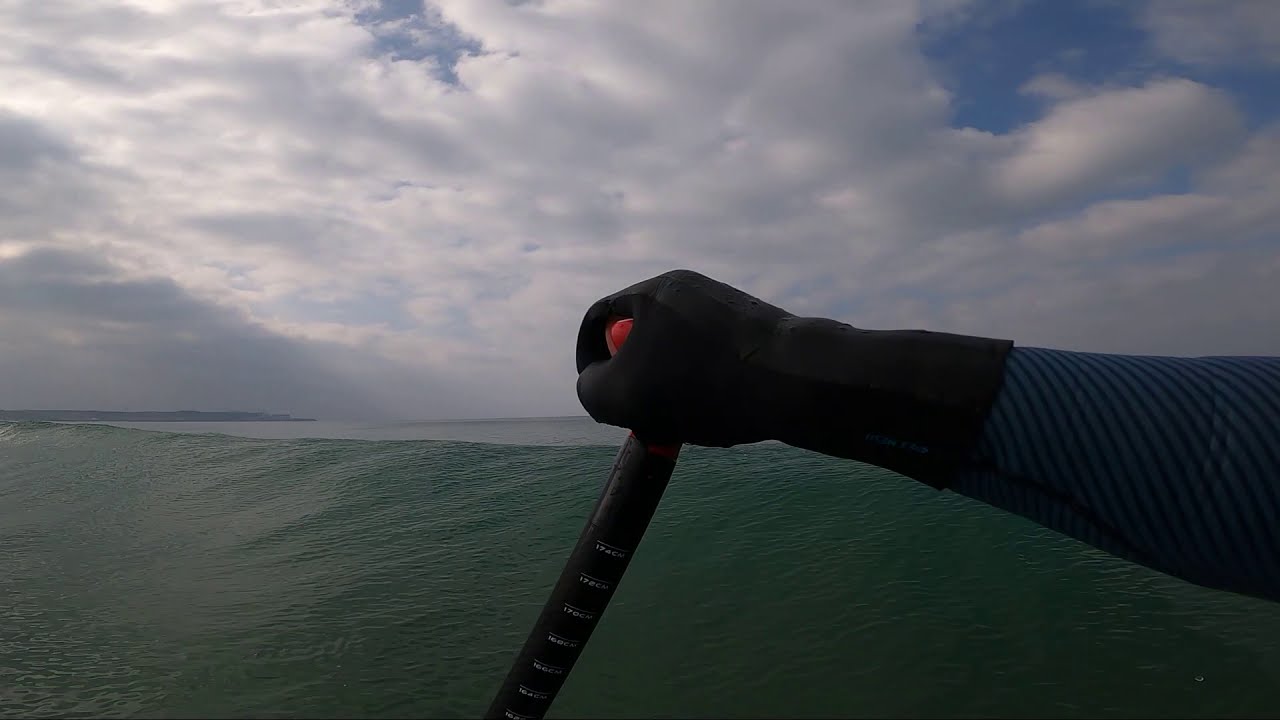 Stand up paddle in Siouville . Mars 2021 . Gong Mob 7.11