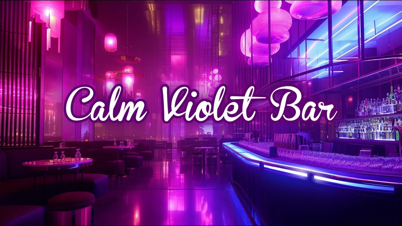 Calm Violet Vibes Music Bar