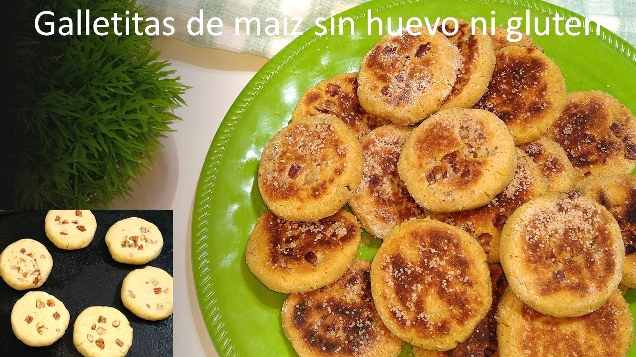 GALLETAS DE MA&Iacute;Z SIN HUEVO SE DERRITEN EN TU BOCA SIN HORNO