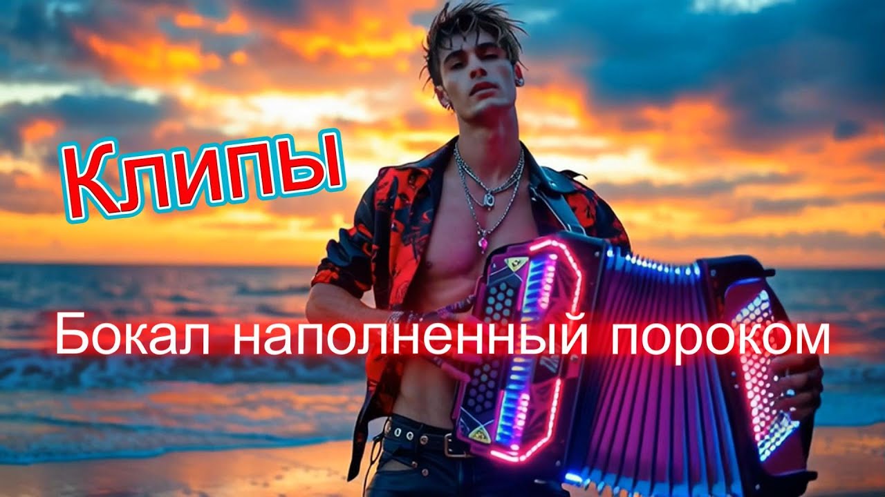 БОКАЛ НАПОЛНЕННЫЙ ПОРОКОМ - Клипы для ДУШИ ТОП - 10 Music Videos #русские_песни #музыка #music