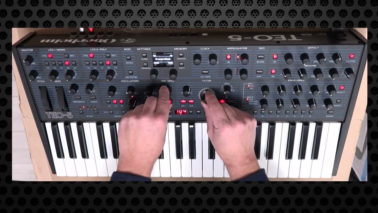 Oberheim TEO-5 - Factory Presets Demo (Sounds Only)