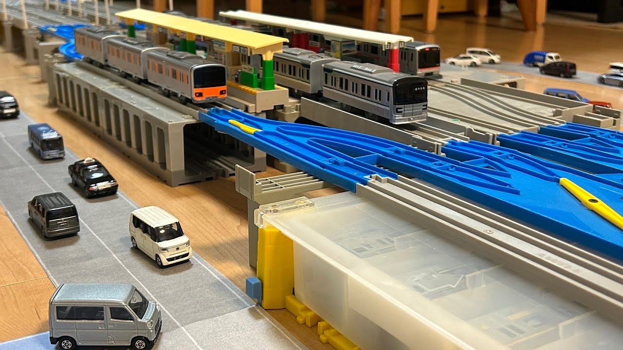 【プラレール 】東武スカイツリーライン北越谷駅を再現してみました！