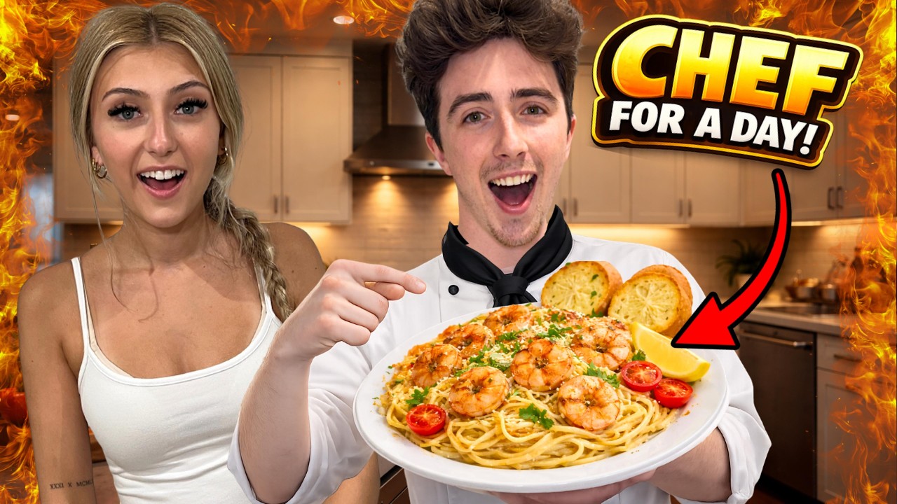 Я на один день стал шеф-поваром. *Ей это ужасно не понравилось*.