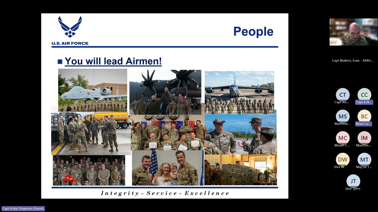 Logistics Readiness 21R Career Field Town Hall