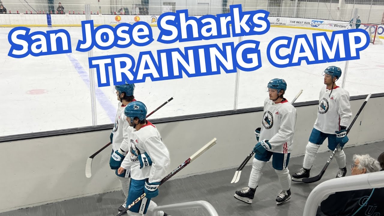 【アイスホッケー】NHLサンノゼシャークス（San Jose Sharks）の練習に潜入！！