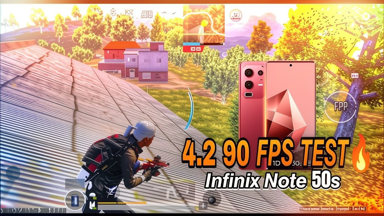 4.2 Update ON 90 FPS Test 🔱                Infinix Note 50s🔥