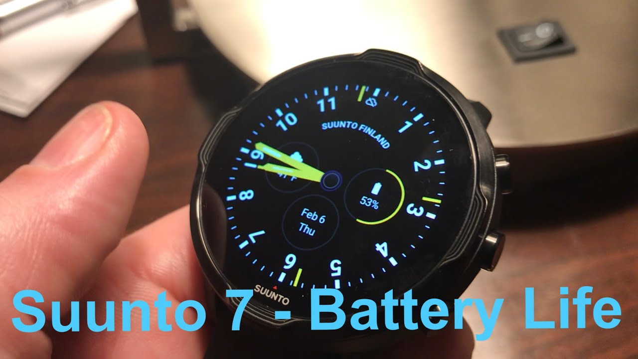 Suunto 7 - Battery Life