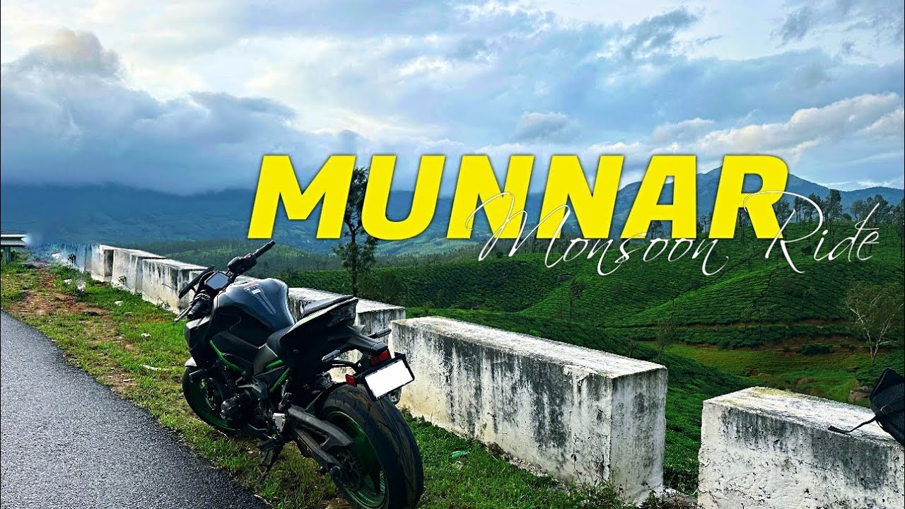 Munnar Gap Road - Monsoon Ride Exploring 🏔️ | Tamil motovlog | Bike ride | z900 |Part 1