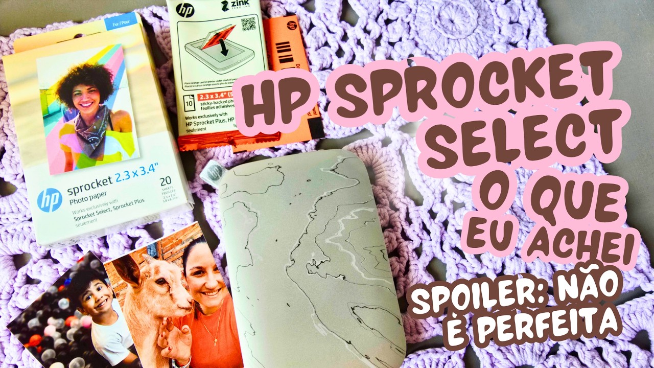 HP SPROCKET SELECT | como usar, o que eu achei