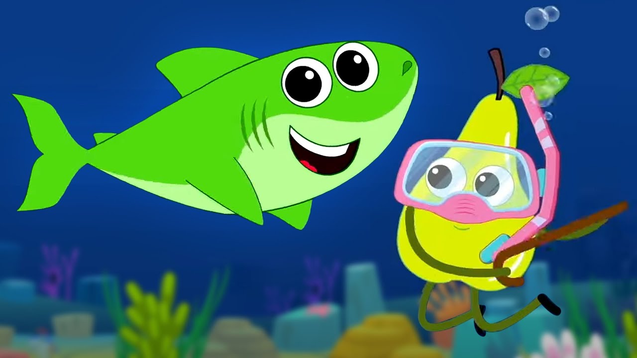Baby Shark Doo Doo Doo, Sea Animals Song + More Kindergarten Rhymes for Kids