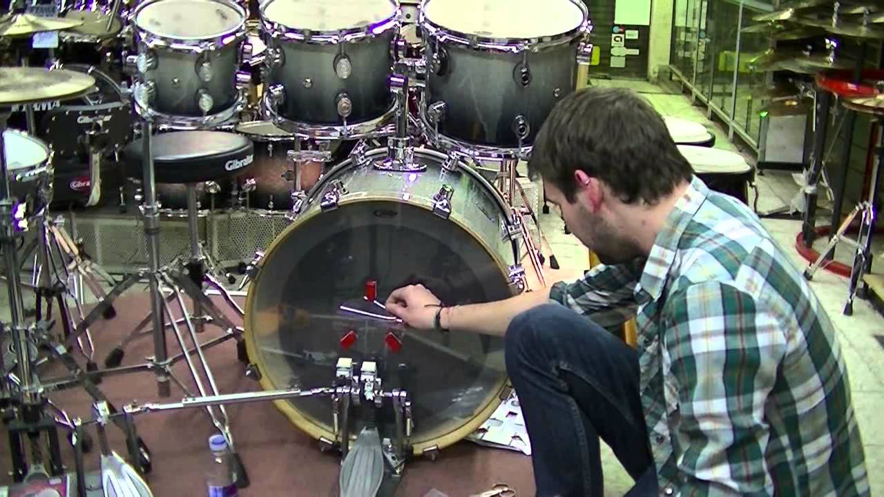 CLICK-kick system installation / click kick / bass drum