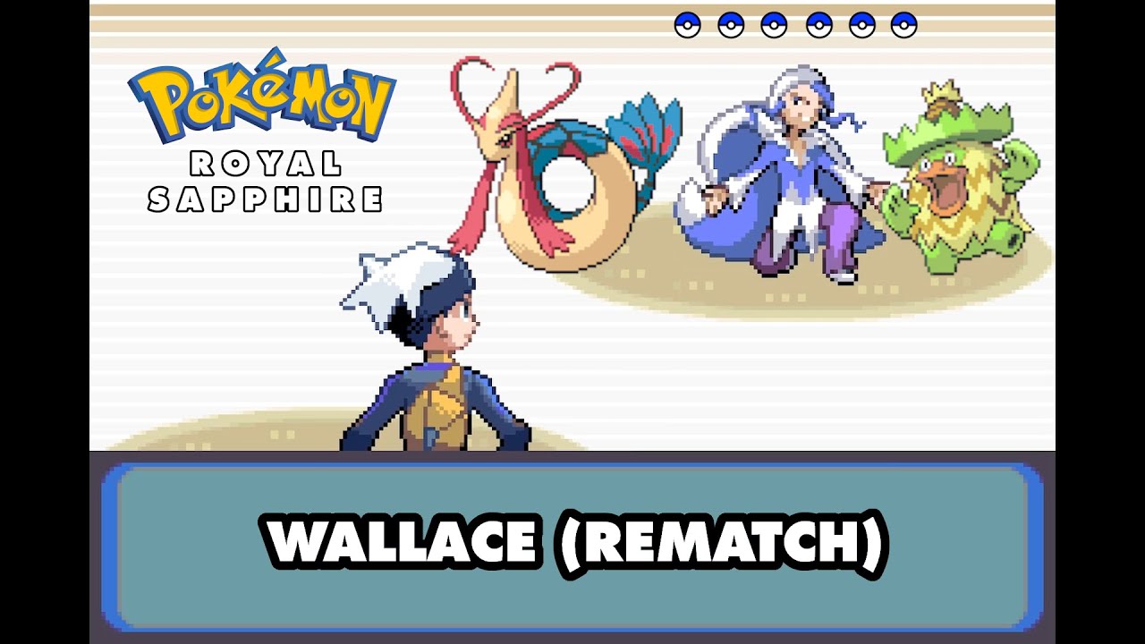 Pokemon Royal Sapphire - VS Gym Leader Wallace (Rematch)