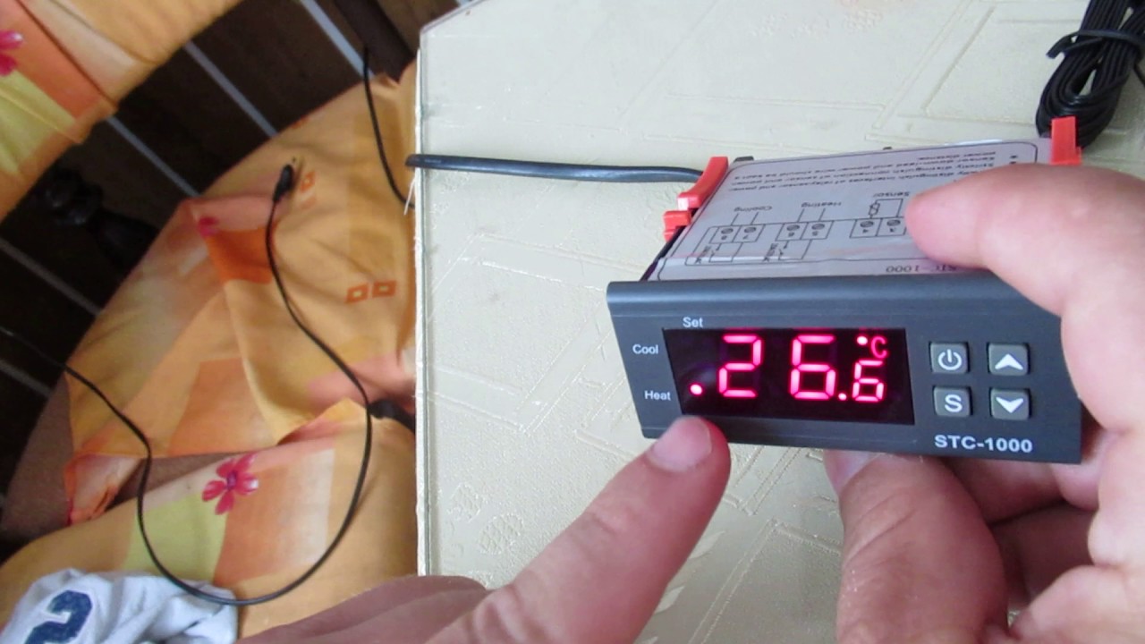Elitech STC-1000  temperature controller SET manual