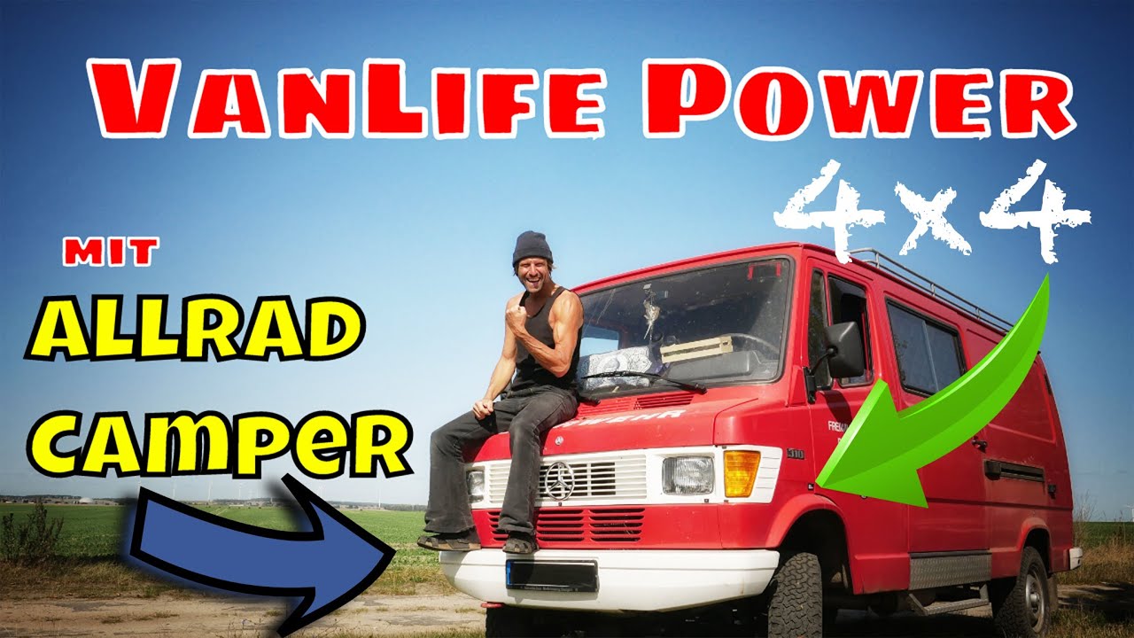 Leben im Auto - Minimalismus & Allrad Vanlife im Traumauto Mercedes T1 Bremer 4x4