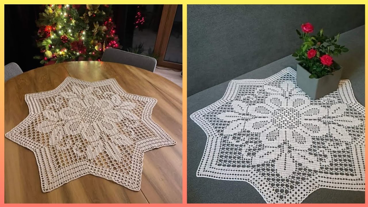 Wonderful type of Crochet table placemats ideas #crochet #handmade #trending 