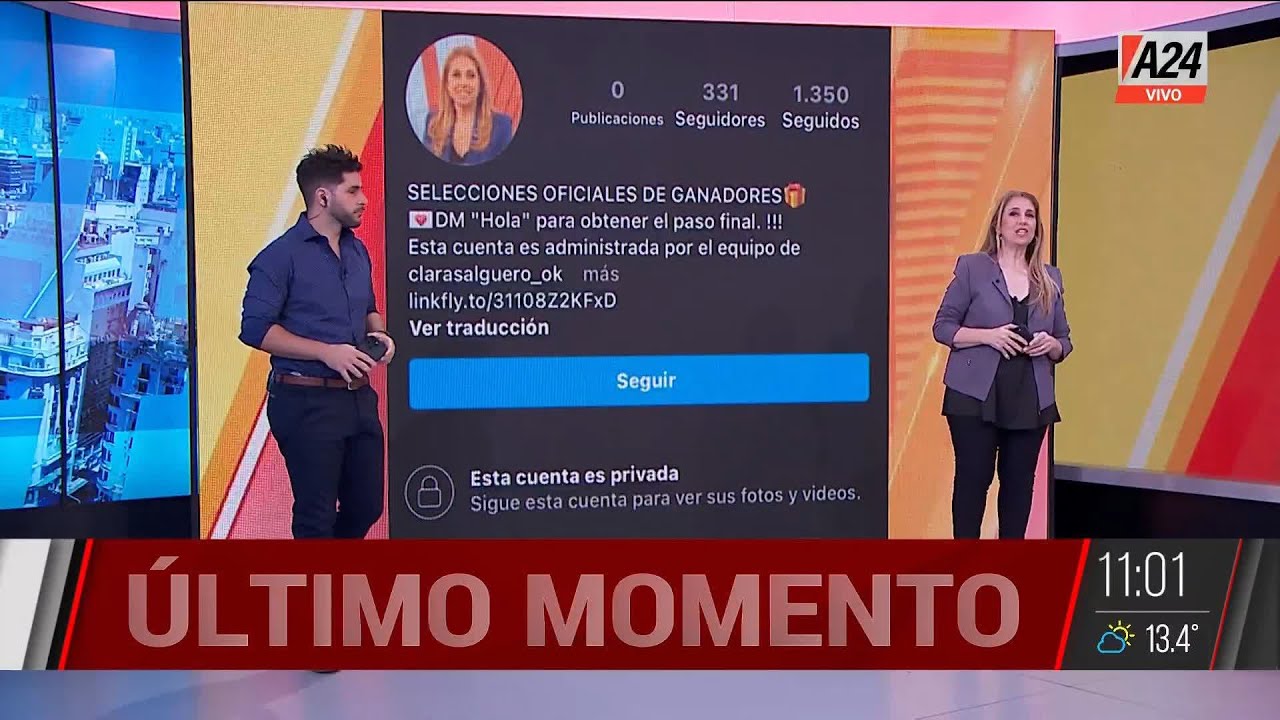⚠ Alerta: denuncian estafas con la imagen de Clara Salguero | A24
